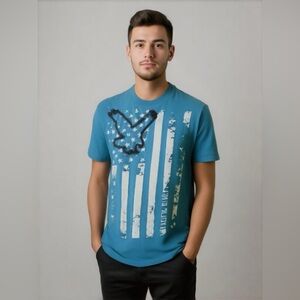 Pacific blue men’s shirt size small